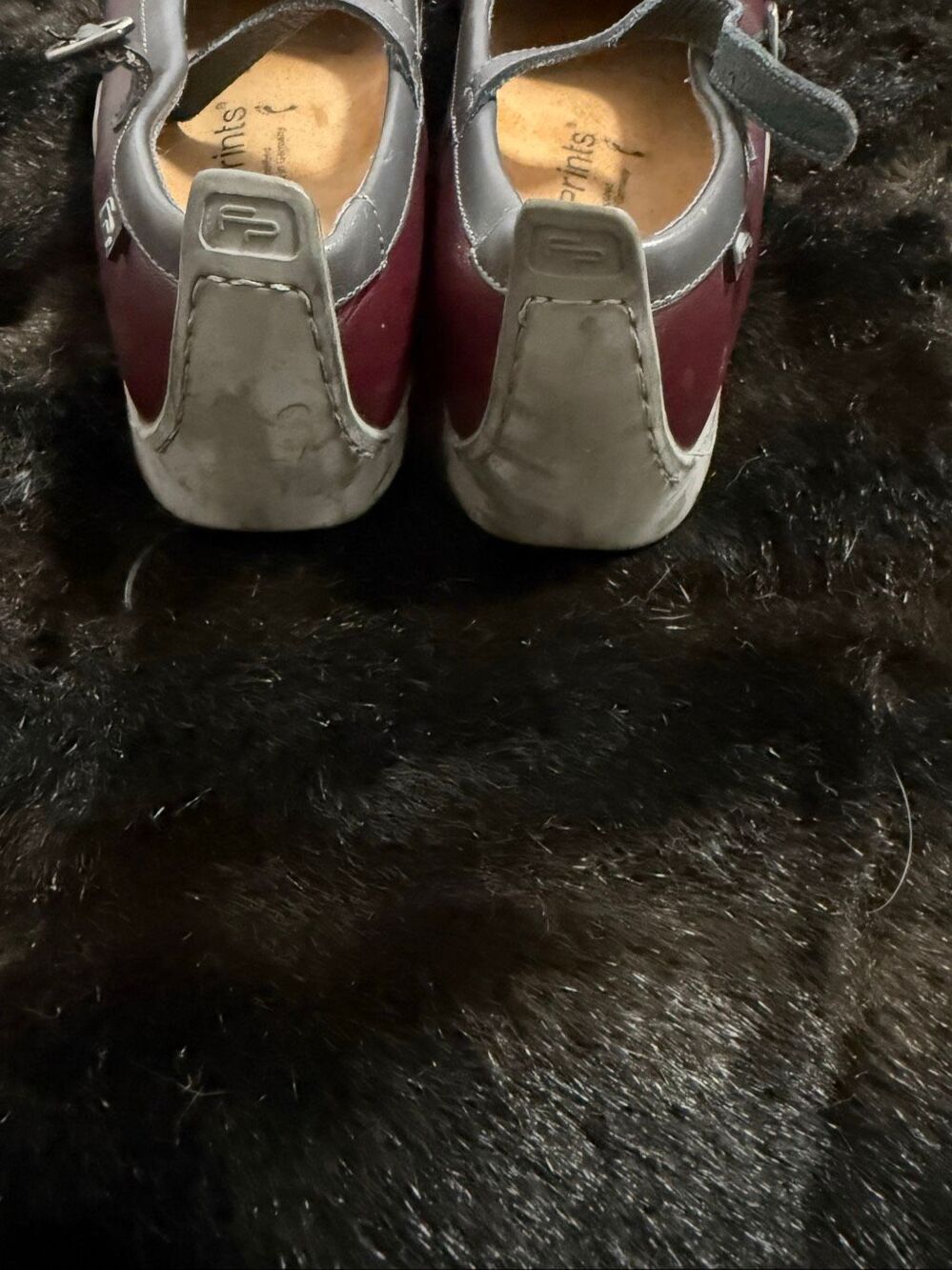 Footprints By Birkenstock red  Brown Classic Leather Mary Jane Shoes 38 7.5 - Picture 4 of 5